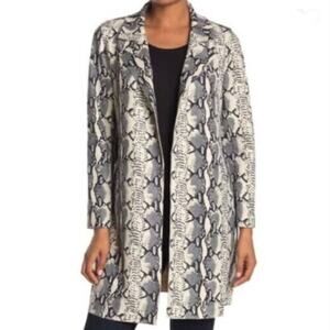 Love Token Naya Trench Coat Beige Snake X-Small MSRP $190 LT30-01